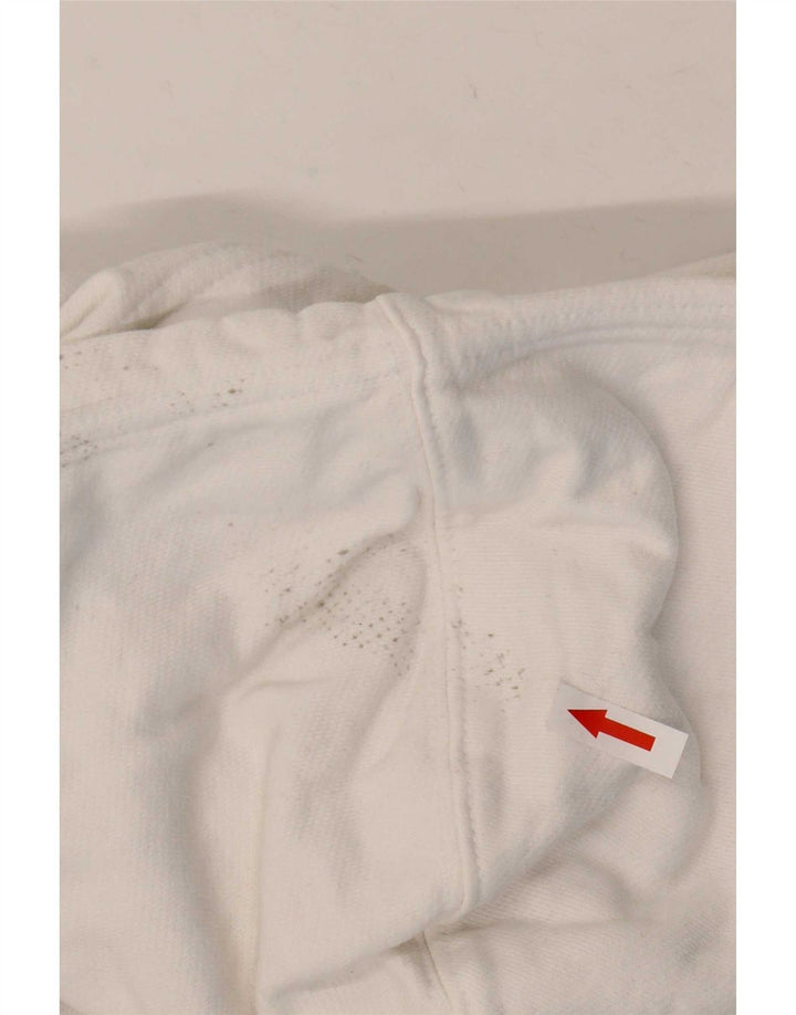 Levi's Mens Graphic Hoodie Jumper Medium White Cotton