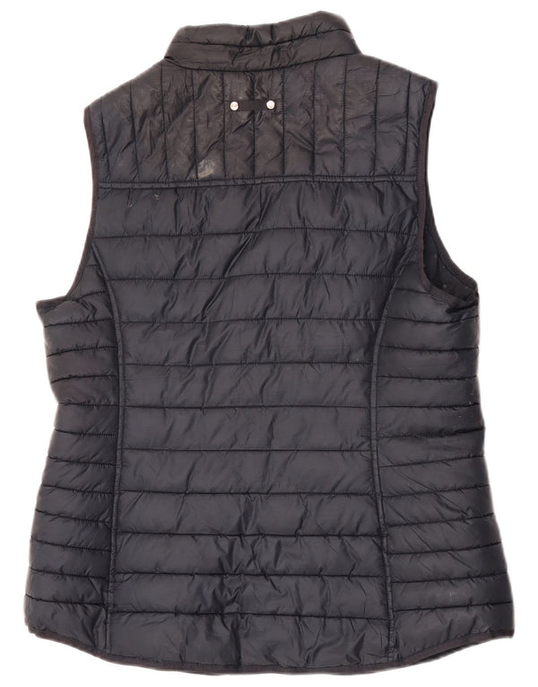Joules Womens Padded Gilet UK 16 Large Black Polyester