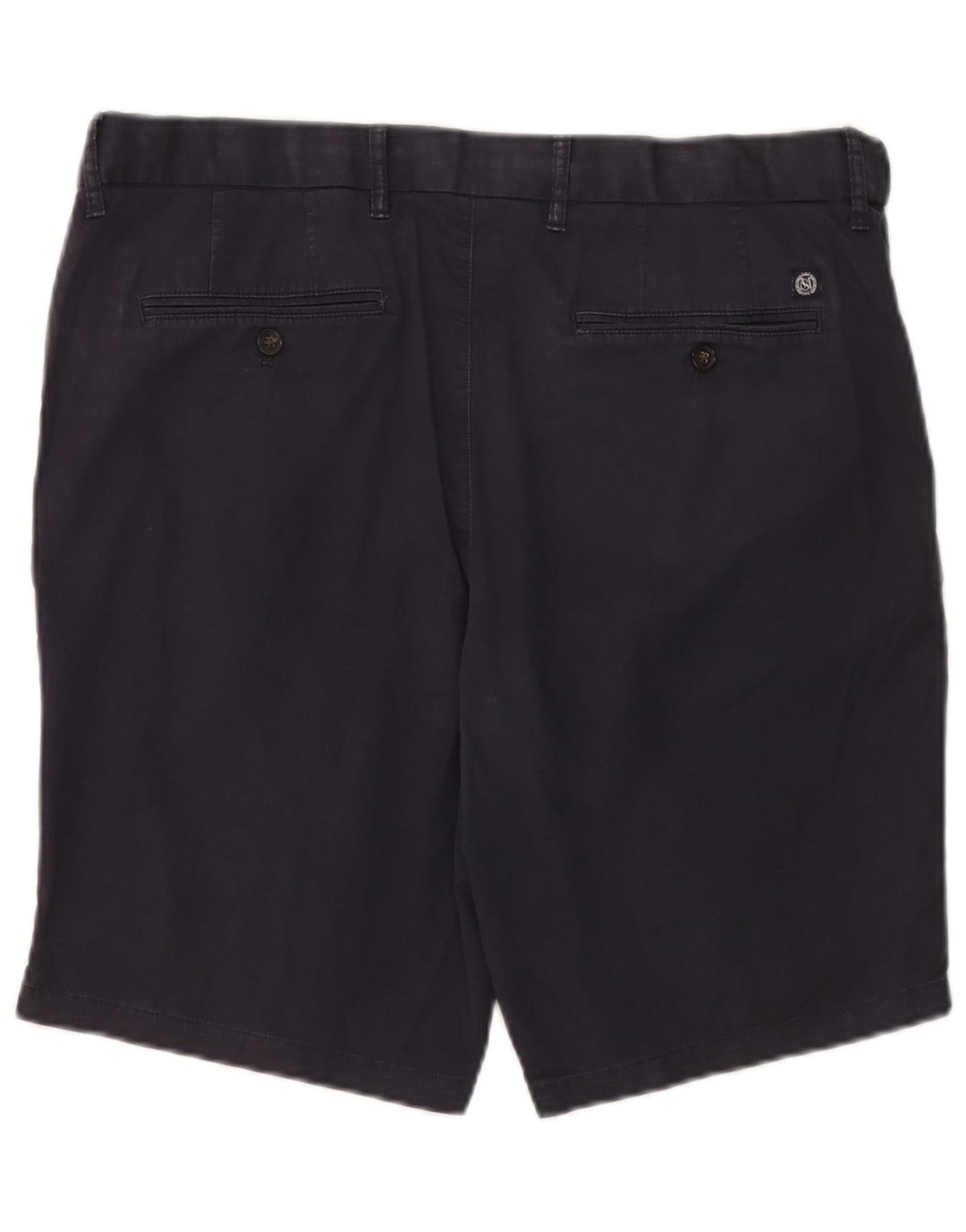 Marks & Spencer Mens Chino Shorts W36 Large  Navy Blue Cotton