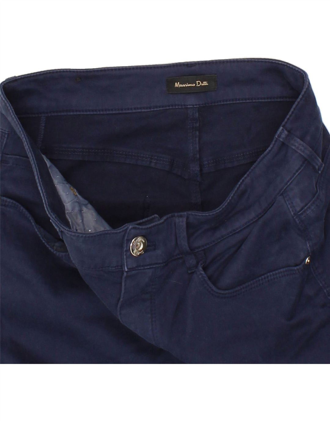 MASSIMO DUTTI Womens Skinny Jeans US 8 Medium W30 L29 Navy Blue Vintage Massimo Dutti and Second-Hand Massimo Dutti from Messina Hembry 