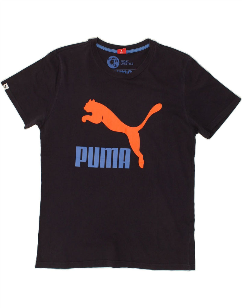 PUMA Womens Graphic T-Shirt Top UK 18 XL Purple Cotton | Vintage Puma | Thrift | Second-Hand Puma | Used Clothing | Messina Hembry 