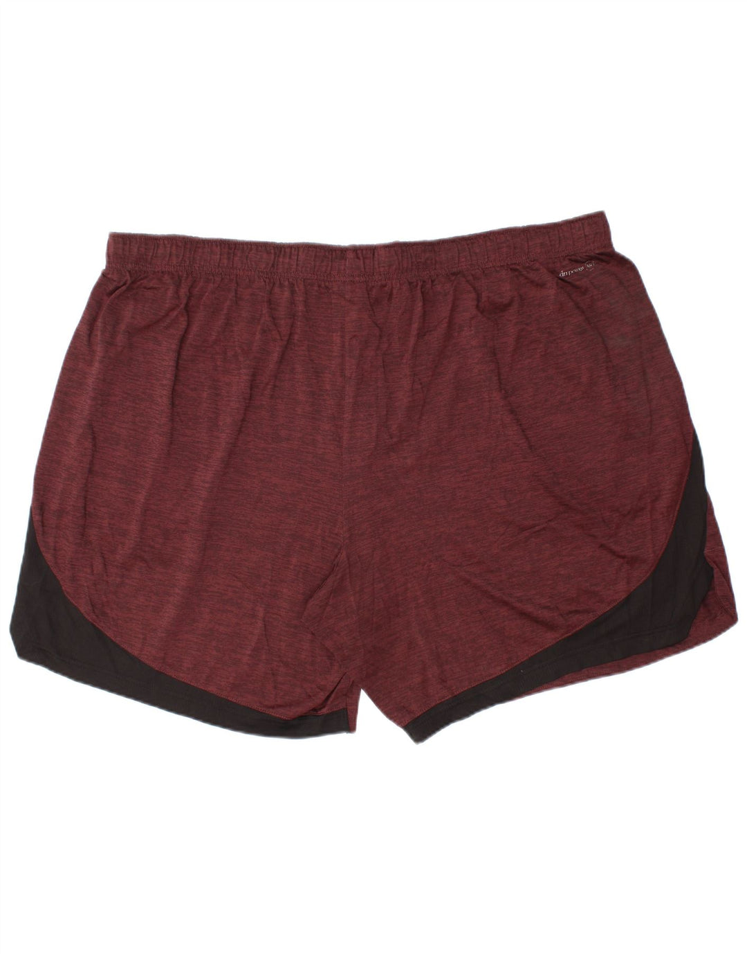 RUSSELL ATHLETIC Mens Dri-Power Sport Shorts 3XL  Maroon Colourblock