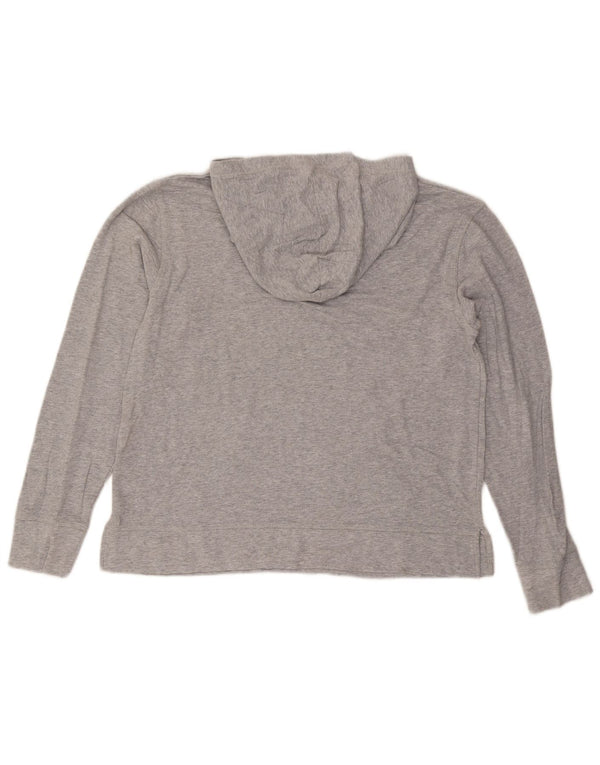 Champion Womens Turks & Caicos Graphic Top Long Sleeve UK 16 Large Grey