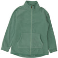 Weird Fish Womens Oversized Fleece Jacket UK 10 Small Green Polyester