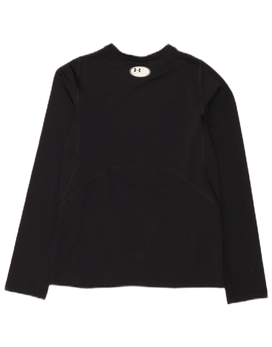Under Armour Boys Heat Gear Top Long Sleeve 9-10 Years Medium Black