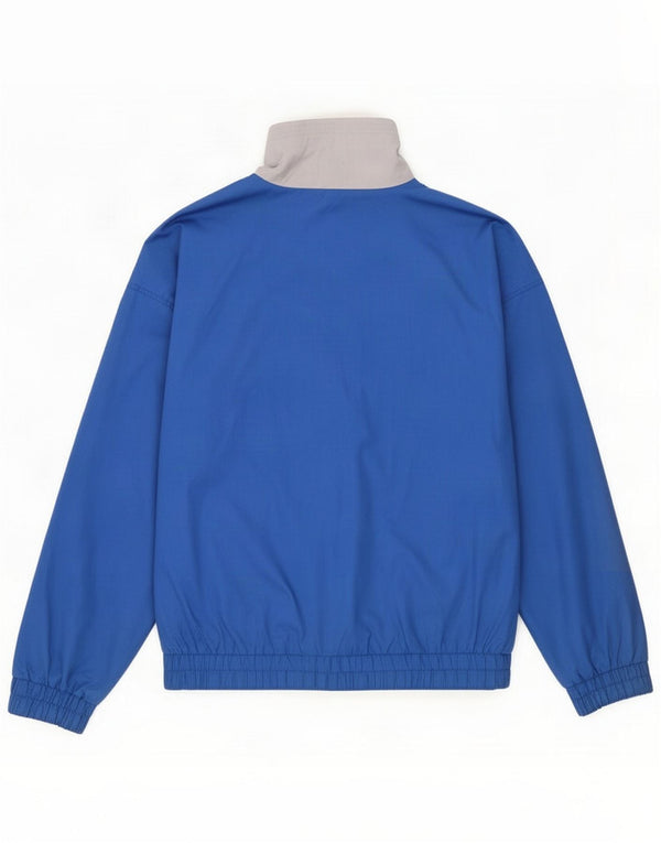 Vintage Mens Tracksuit Top Jacket Large Blue