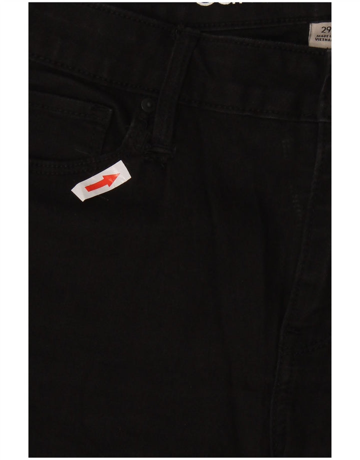 Calvin Klein Womens Jegging Trousers W29 L29 Black Cotton