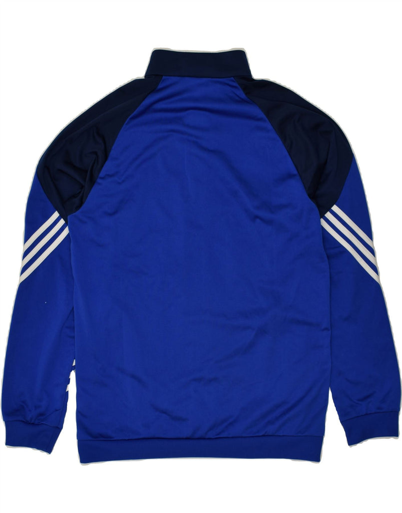 ADIDAS Mens Tracksuit Top Jacket Large Blue Colourblock Polyester Vintage Adidas and Second-Hand Adidas from Messina Hembry 