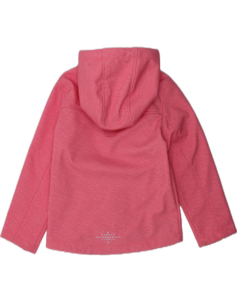 VINTAGE Girls Zip Hoodie Sweater 7-8 Years Pink Polyester | Vintage Vintage | Thrift | Second-Hand Vintage | Used Clothing | Messina Hembry 