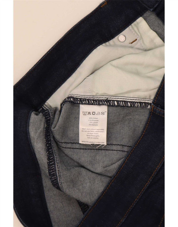 Rohan Mens Straight Jeans W36 L29 Navy Blue Cotton