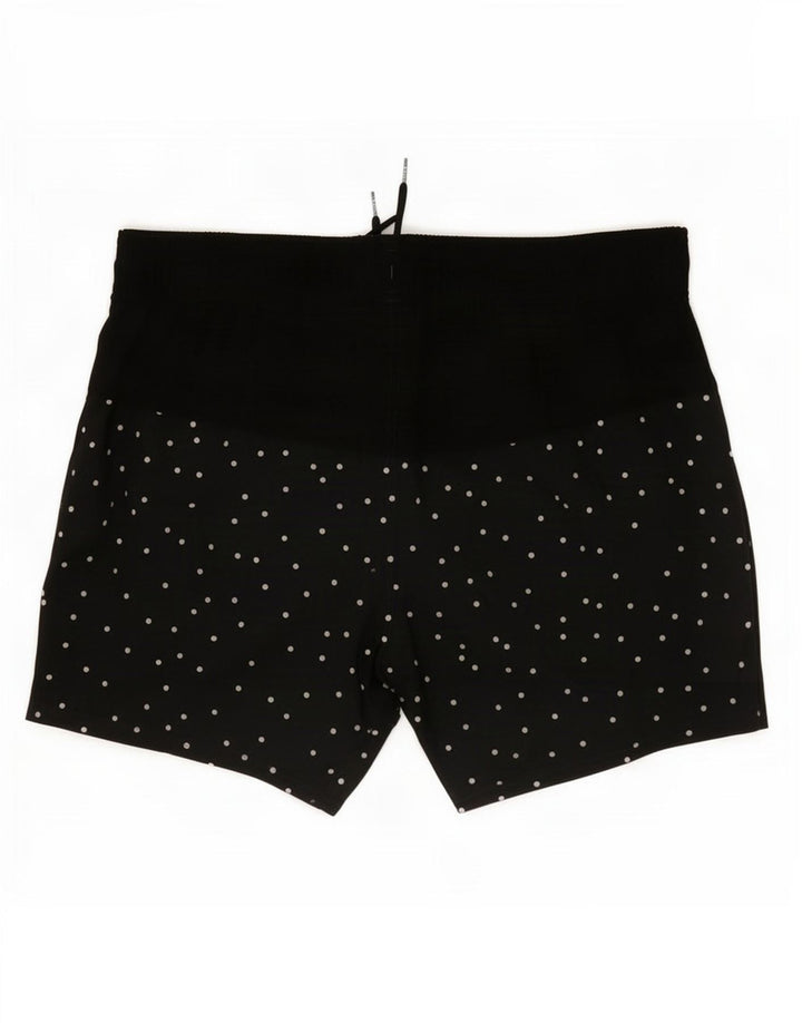 Roxy Mens Swimming Shorts XL Black Spotted Polyester