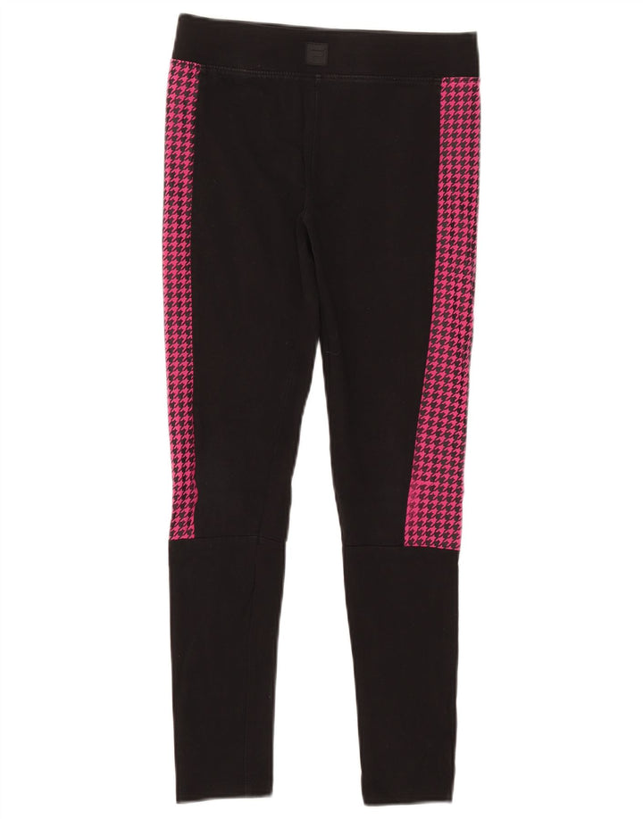 Fila Girls Leggings 11-12 Years Black Houndstooth