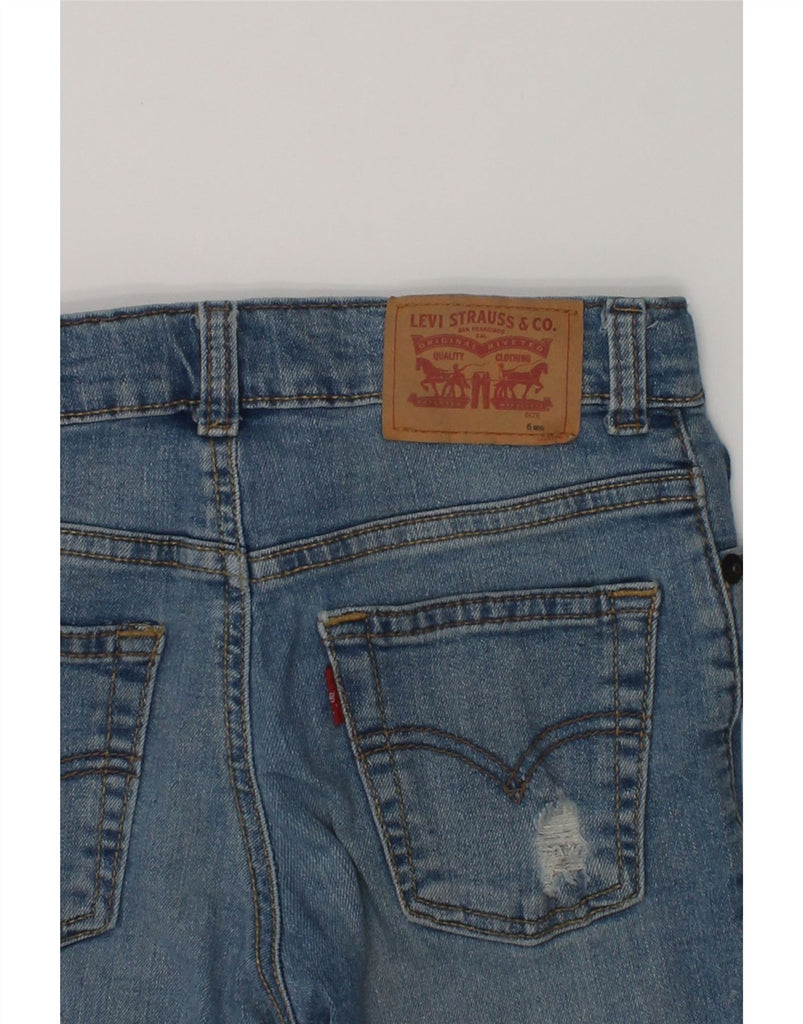 LEVI'S Boys 511 Slim Distressed Denim Shorts 5-6 Years W22  Blue Cotton | Vintage Levi's | Thrift | Second-Hand Levi's | Used Clothing | Messina Hembry 