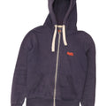 Superdry Mens Zip Hoodie Sweater Small Navy Blue Cotton