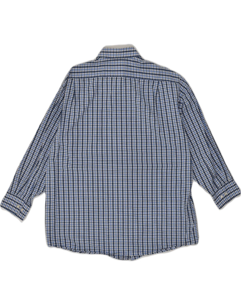 TOMMY HILFIGER Mens Regular Fit Shirt Size 17 1/2 XL Blue Check Cotton | Vintage Tommy Hilfiger | Thrift | Second-Hand Tommy Hilfiger | Used Clothing | Messina Hembry 