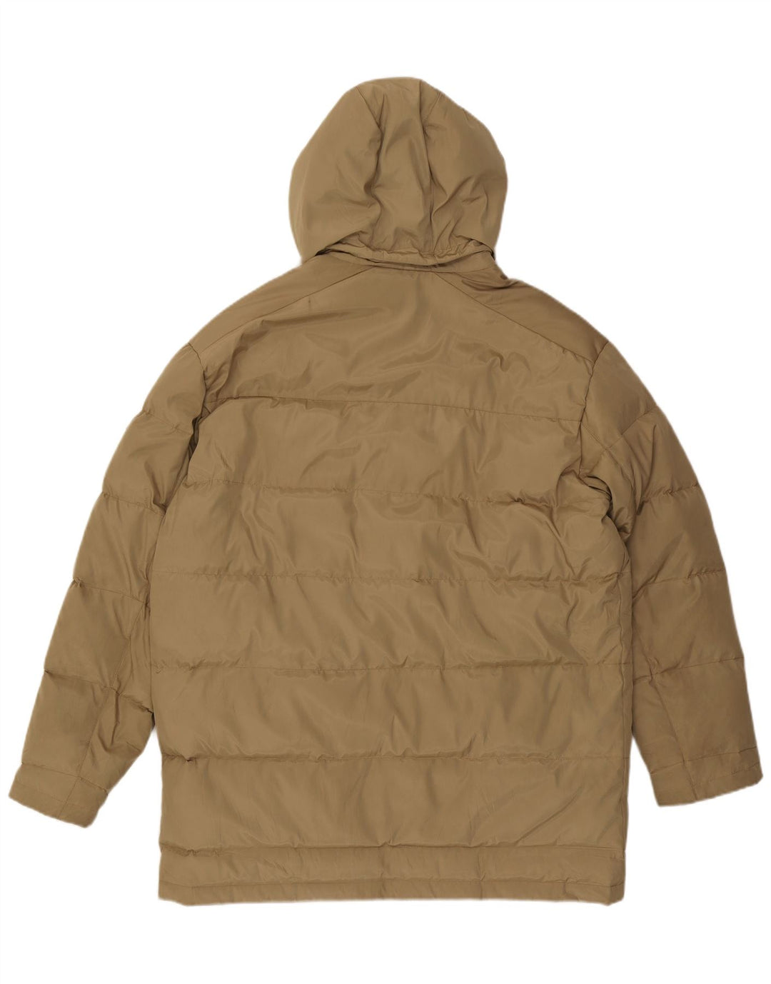 Paul & Shark Mens Hooded Padded Jacket UK 42 XL Khaki Polyester