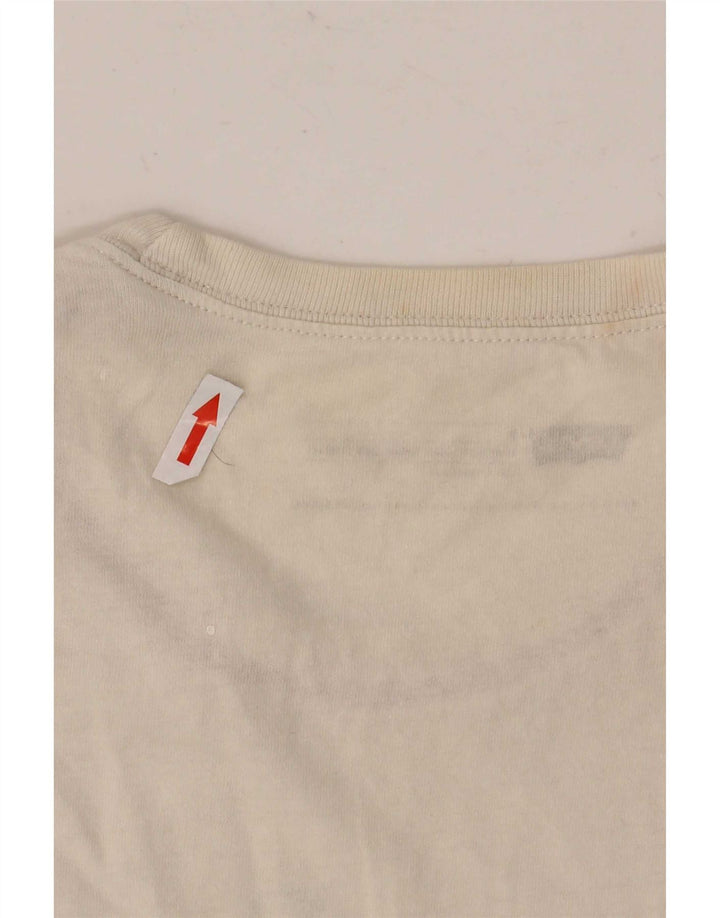 Levi's Mens Standard Fit Graphic T-Shirt Top Medium White Cotton