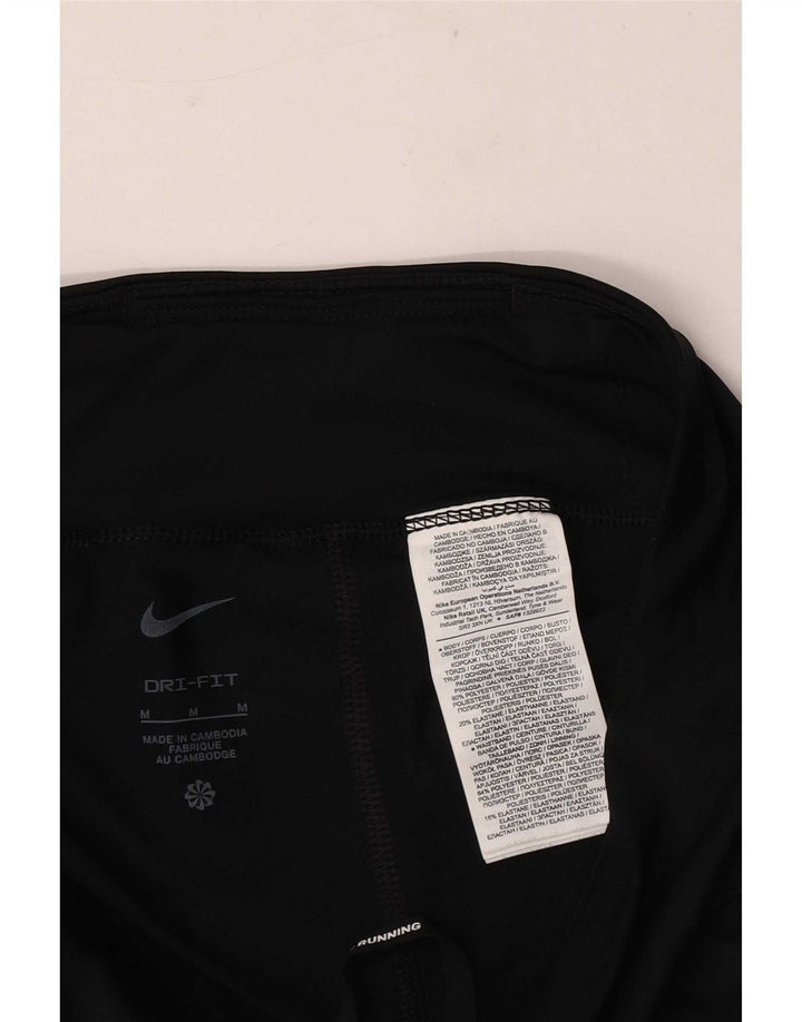 Nike Womens Dri Fit Sport Shorts UK 12 Medium Navy Blue Polyester