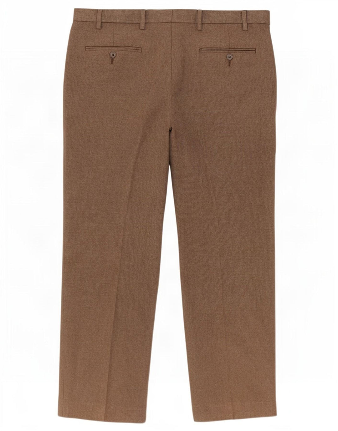 Marks & Spencer Mens Regular Suit Trousers W38 L29 Brown Polyester