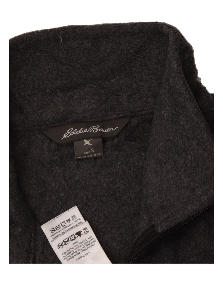 EDDIE BAUER Mens Fleece Jacket UK 36 Small Grey Polyester Vintage Eddie Bauer and Second-Hand Eddie Bauer from Messina Hembry 
