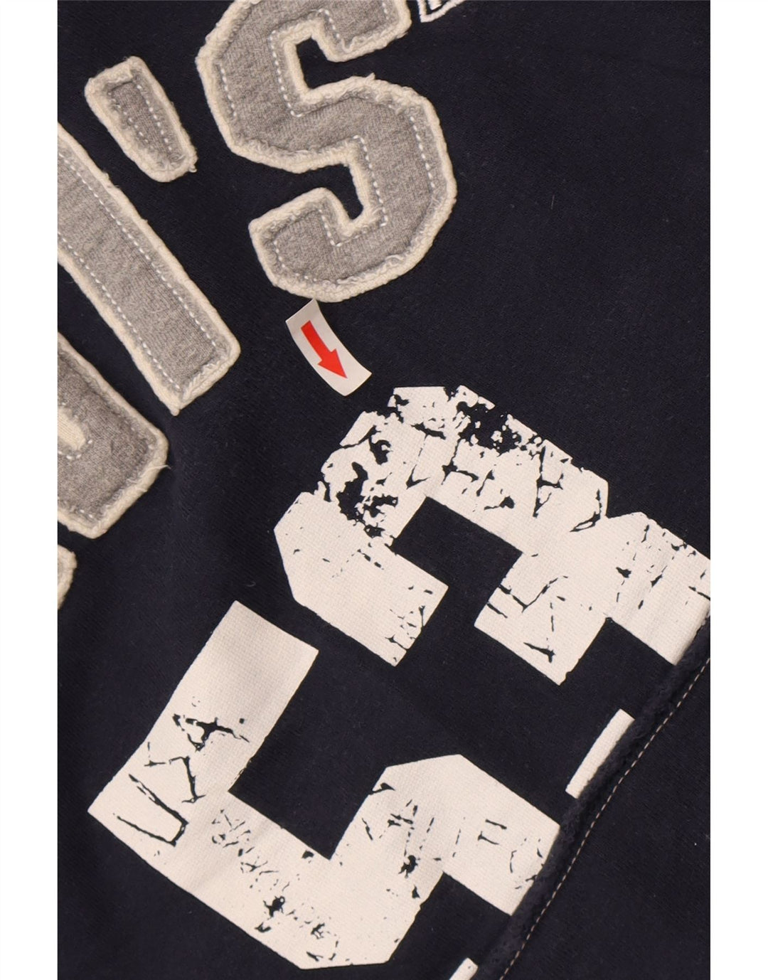 Levi's Mens Graphic Hoodie Jumper XL Navy Blue