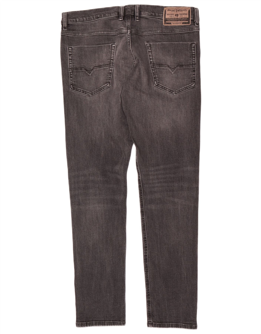 Diesel Mens Slim Jeans W34 L33 Grey Cotton