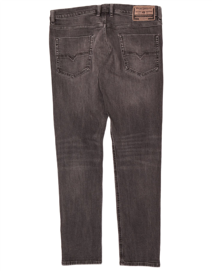 Diesel Mens Slim Jeans W34 L33 Grey Cotton