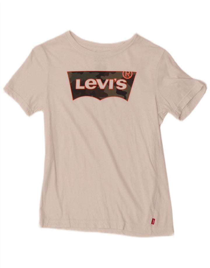 Levi's Boys Graphic T-Shirt Top 11-12 Years White