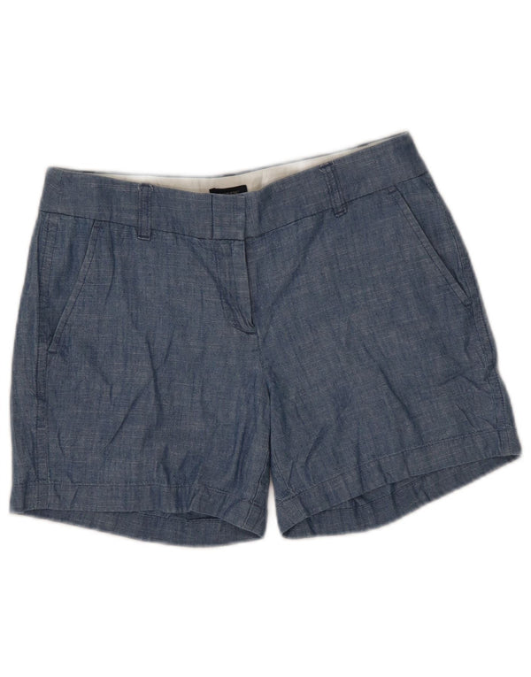 J. Crew Womens Low Waist Chino Shorts US 2 XS W29 Blue Cotton