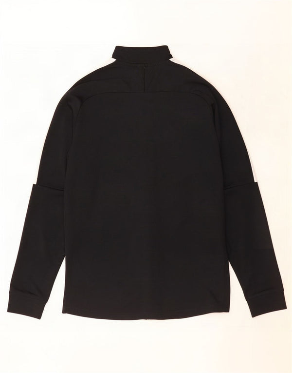 Nike Mens Dri Fit Tracksuit Top Jacket Medium Black Colourblock Polyester