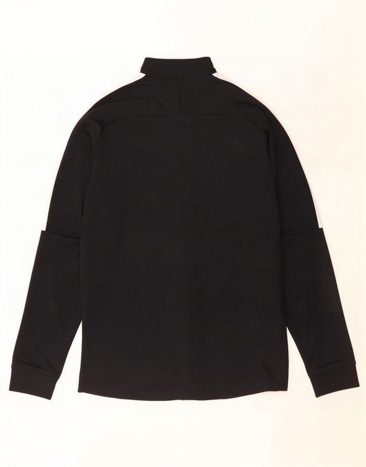 Nike Mens Dri Fit Tracksuit Top Jacket Medium Black Colourblock Polyester