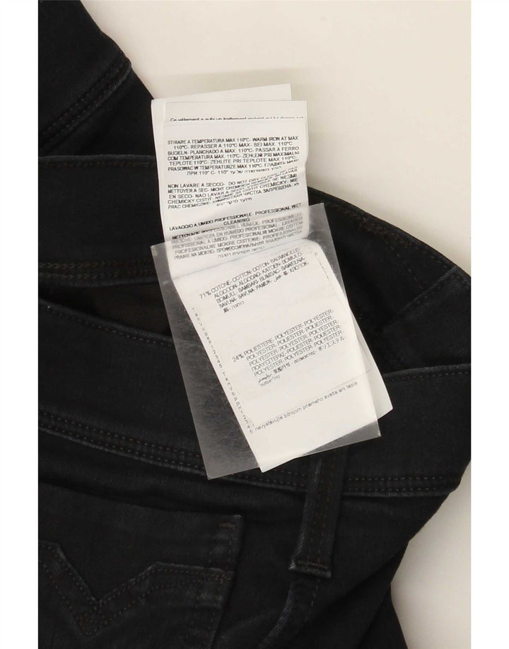 Replay Mens Slim Jeans W31 L34 Navy Blue Cotton