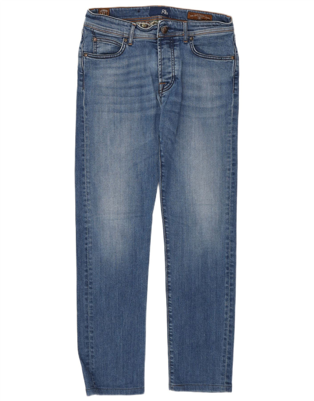 Roy Rogers Womens Straight Jeans W32 L30 Blue Cotton