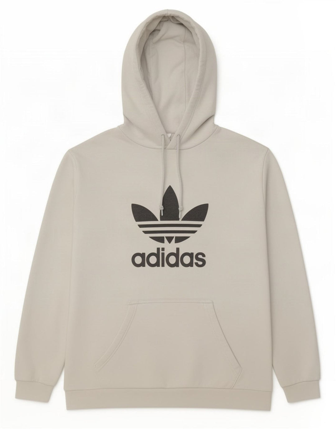Adidas Mens Graphic Hoodie Jumper Large White