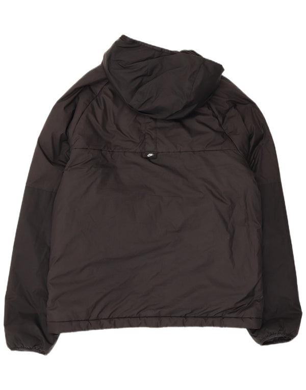 Nike Mens Therma-Fit Hooded Padded Jacket UK 38 Medium Black Polyester