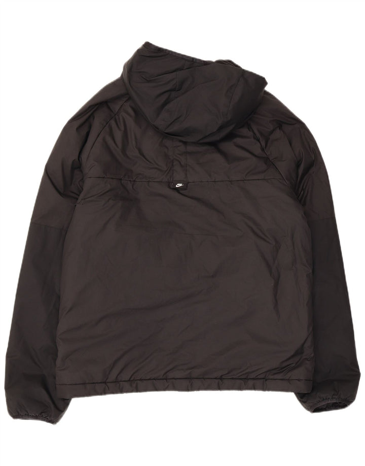 Nike Mens Therma-Fit Hooded Padded Jacket UK 38 Medium Black Polyester