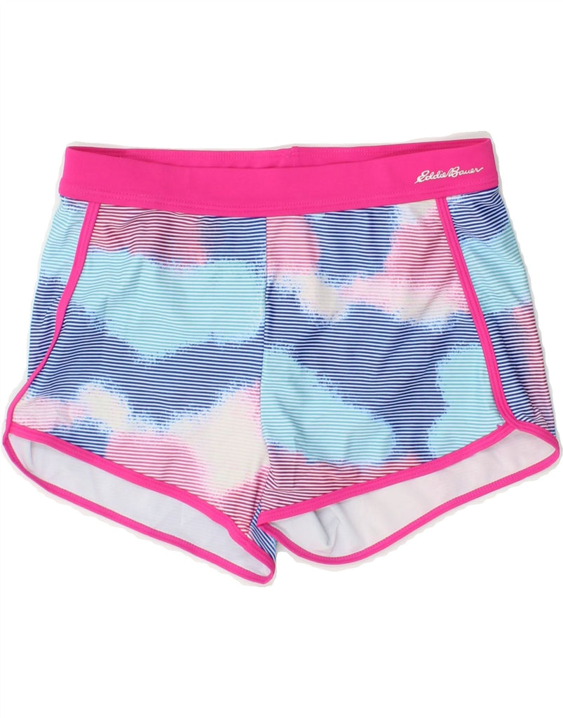 EDDIE BAUER Girls Sport Shorts 14-15 Years Large Multicoloured Tie Dye Vintage Eddie Bauer and Second-Hand Eddie Bauer from Messina Hembry 