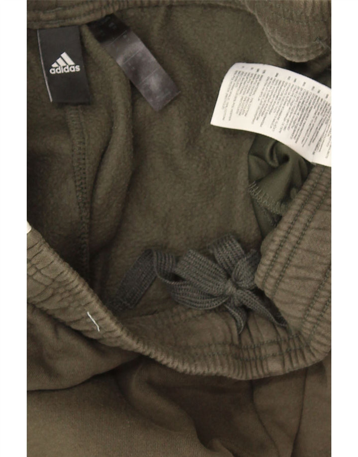 Adidas Mens Tracksuit Trousers Joggers Medium  Green Cotton