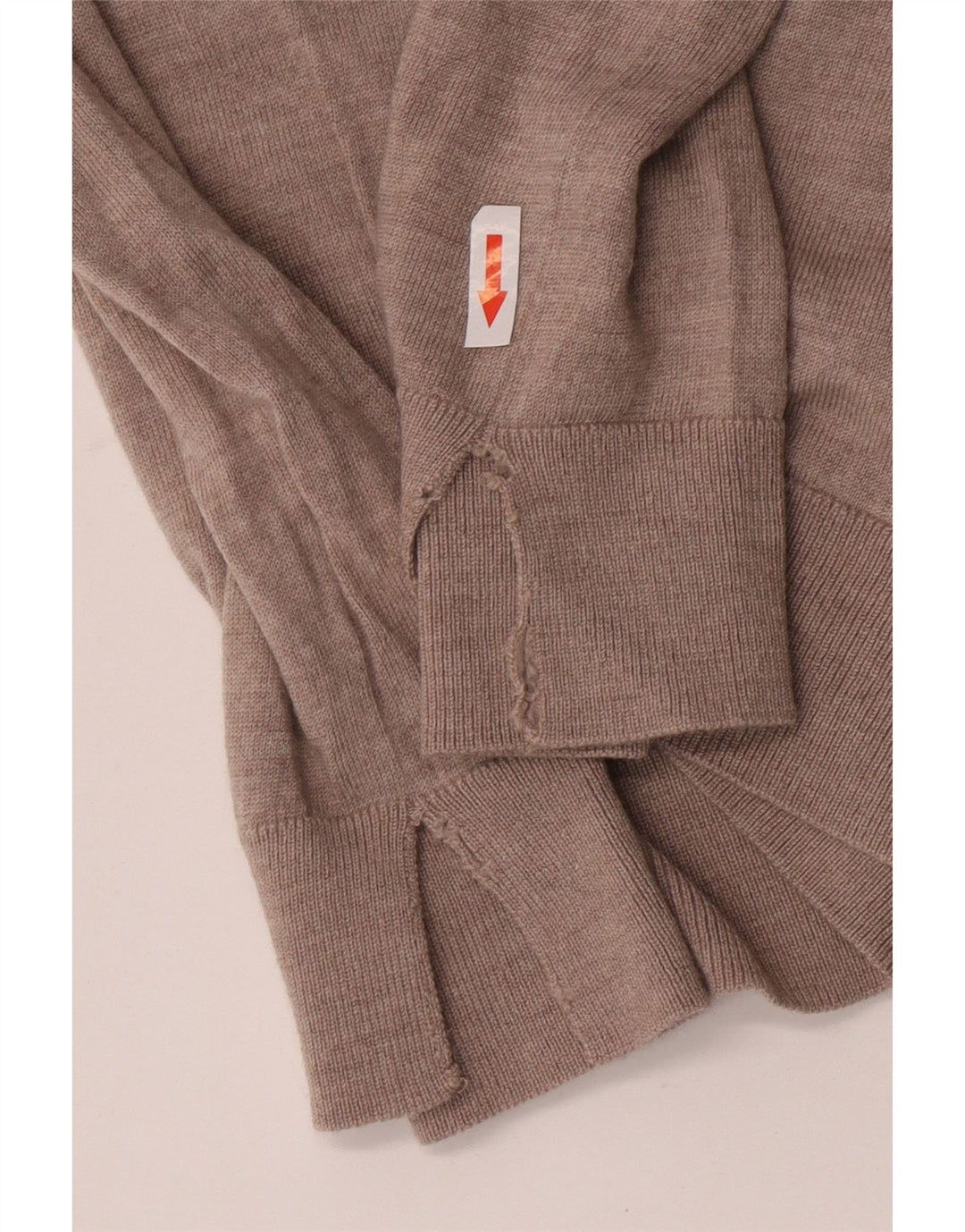 Marks & Spencer Mens Autograph Polo Neck Jumper Sweater XL Beige