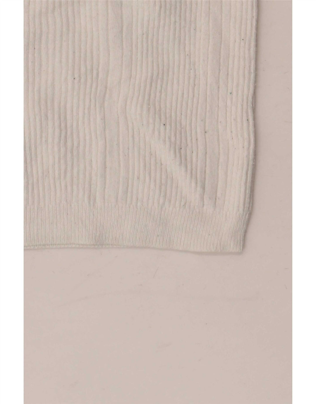Marks & Spencer Womens Crop Top Long Sleeve UK 8 Small White Viscose