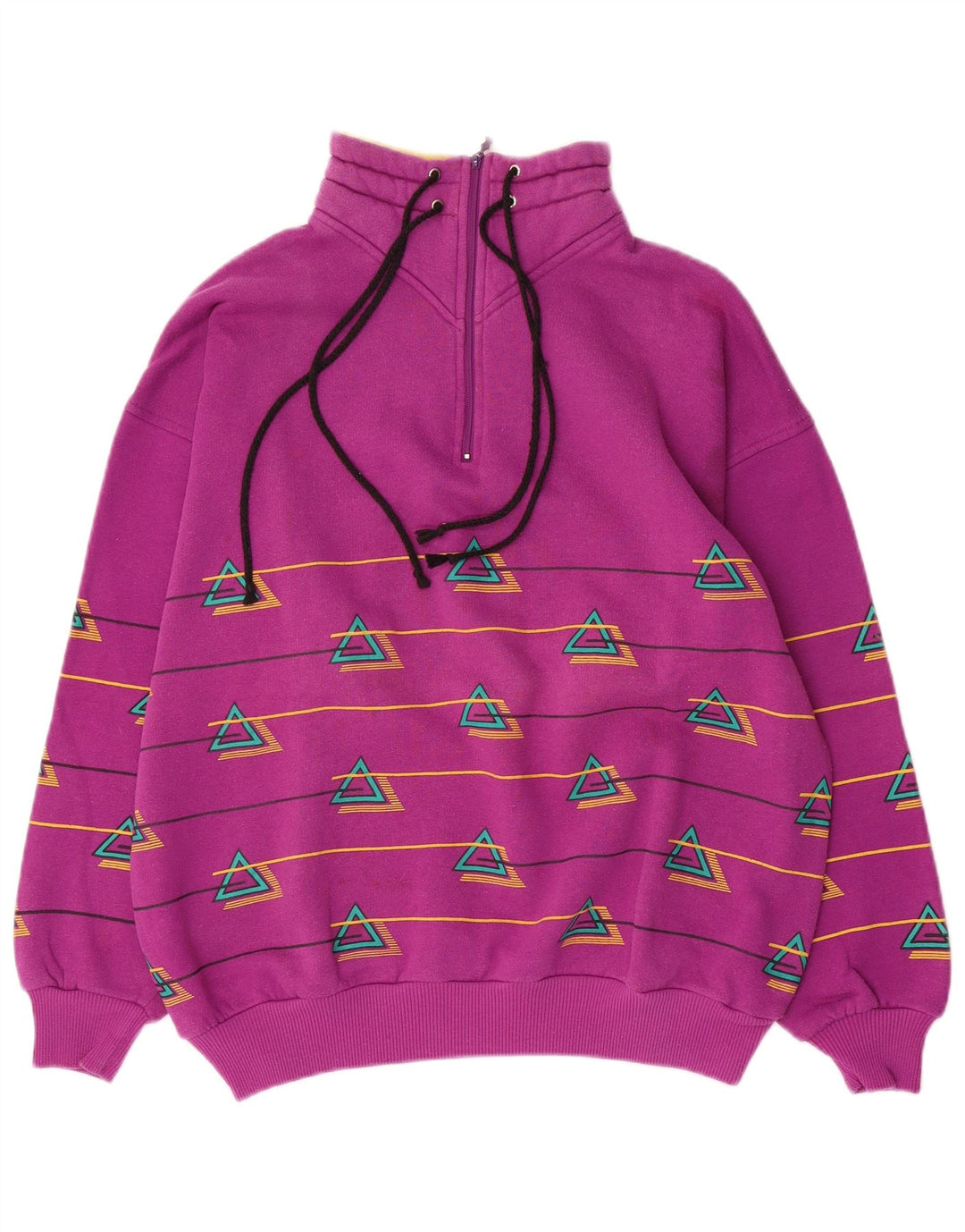 Rodeo Womens Graphic Full Tracksuit EU 40 Medium Pink Geometric Retro