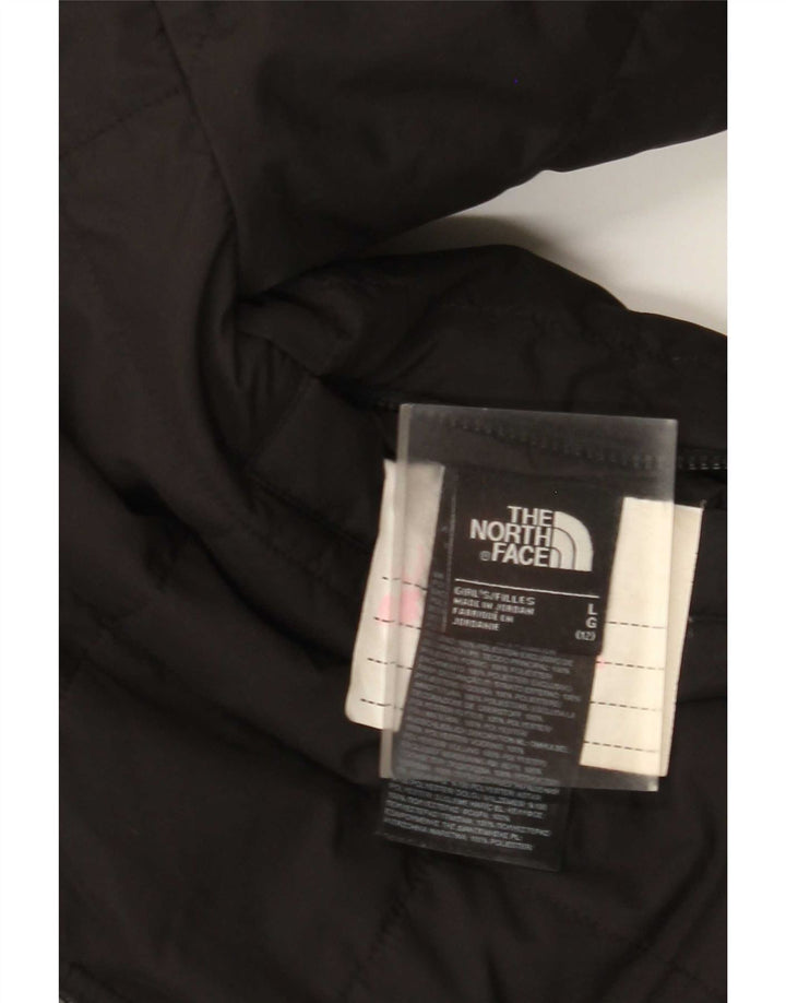 The North Face Girls Reversible Padded Jacket 11-12 Years Large Black