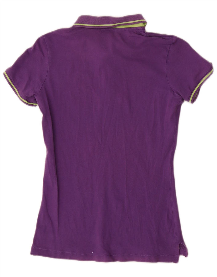 Kappa Womens Polo Shirt UK 10 Small Purple