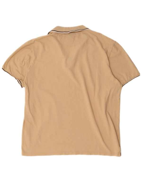 Champion Mens Polo Shirt 3XL Beige Cotton