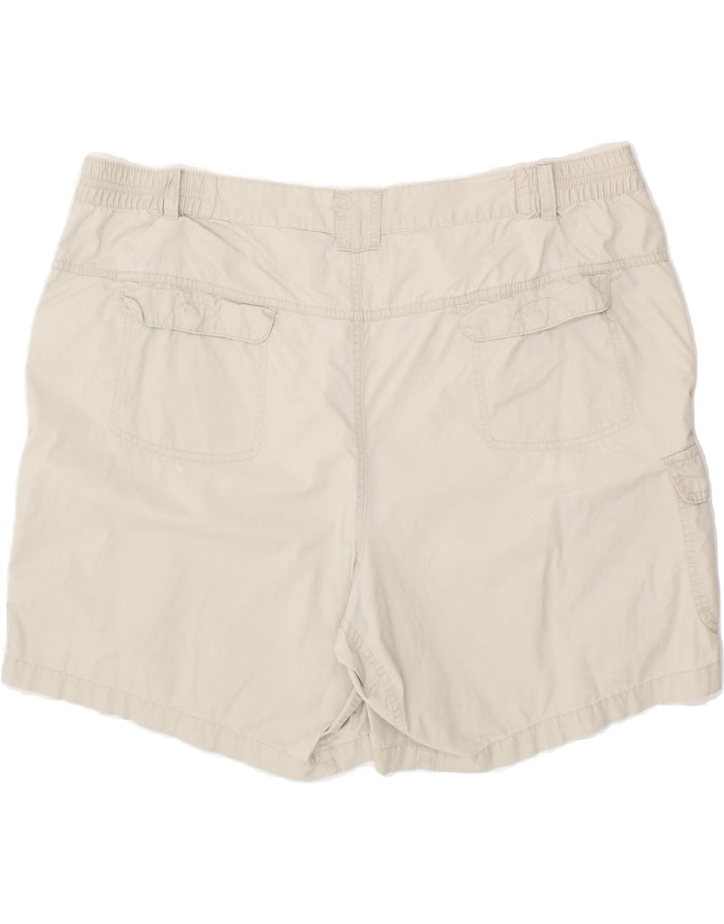 COLUMBIA Womens Cargo Shorts UK 18 XL W36 Grey Cotton Vintage Columbia and Second-Hand Columbia from Messina Hembry 