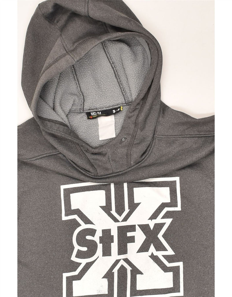 UNDER ARMOUR Mens Graphic Hoodie Jumper Medium Grey Cotton | Vintage Under Armour | Thrift | Second-Hand Under Armour | Used Clothing | Messina Hembry 