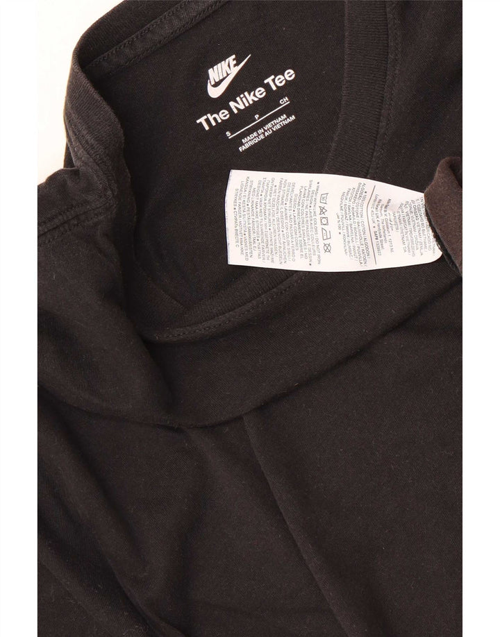 Nike Mens T-Shirt Top Small Black Cotton