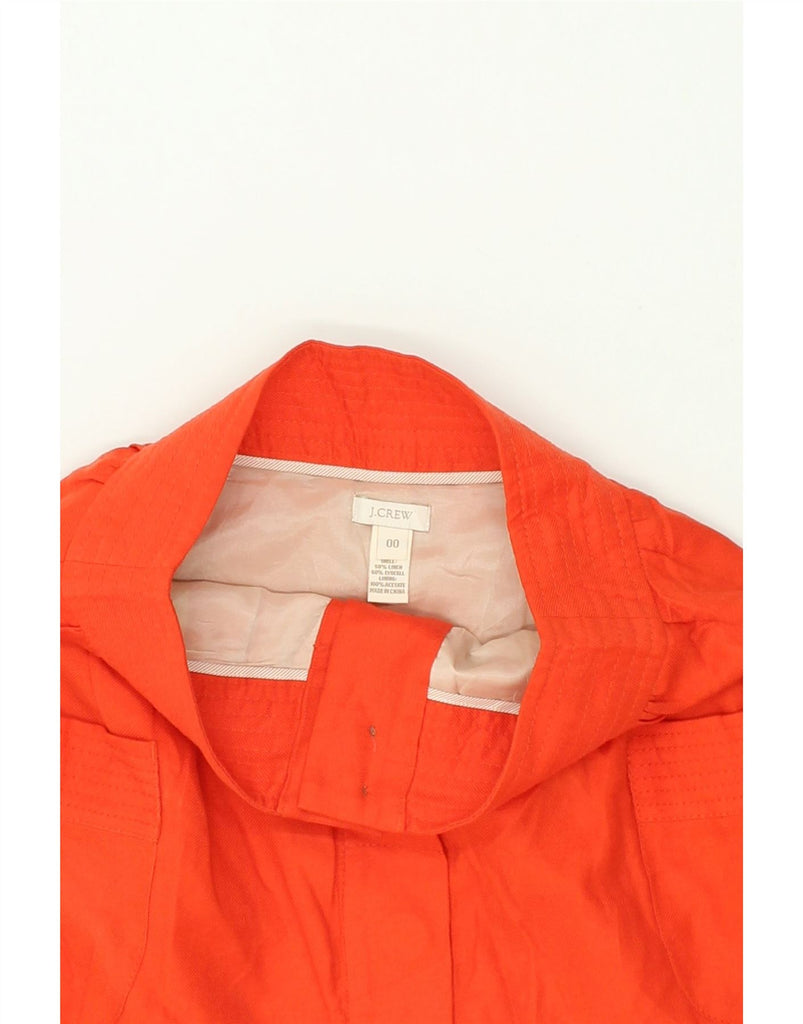 J. CREW Womens A-Line Skirt US 00 2XS W26  Orange Linen | Vintage J. Crew | Thrift | Second-Hand J. Crew | Used Clothing | Messina Hembry 