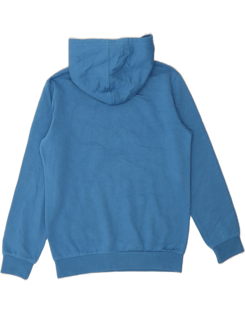CHAMPION Boys Graphic Hoodie Jumper 11-12 Years Blue Vintage Champion and Second-Hand Champion from Messina Hembry 