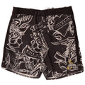 Billabong Mens Graphic Swimming Shorts Large Black Floral Polyester
